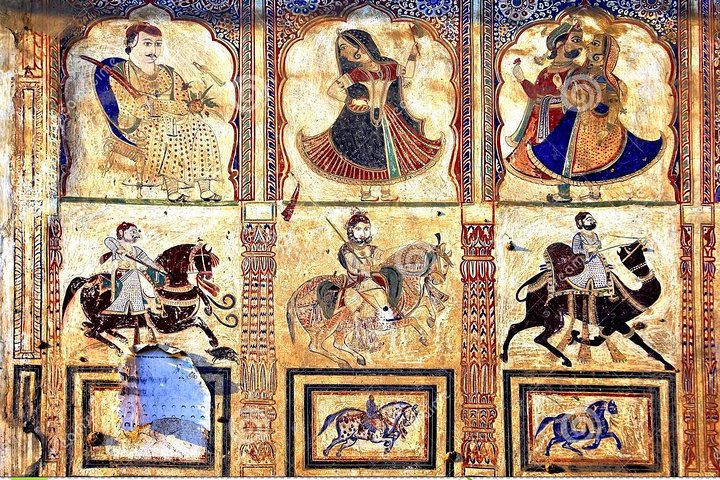 Wall Painting in Mansion