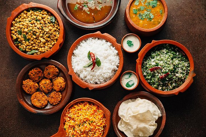 Enjoy a lavish South Indian meal
