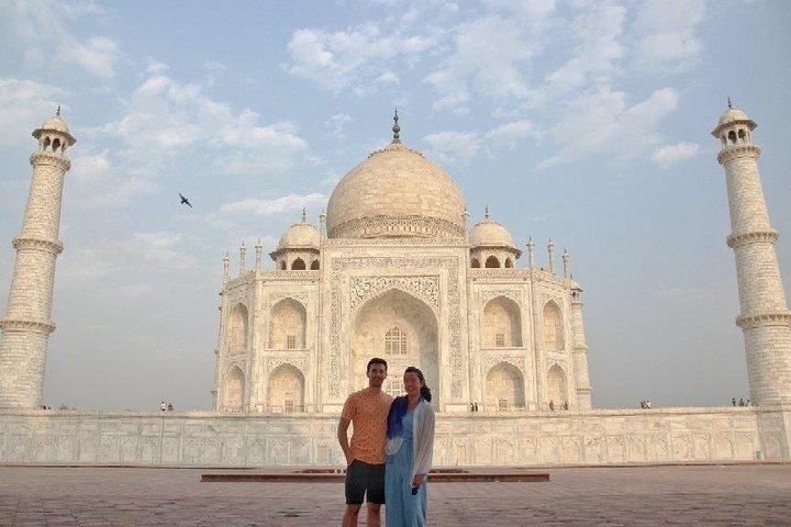 USA Guests visit Taj Mahal