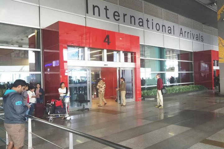 Exit Gate 4 At IGI Airport 