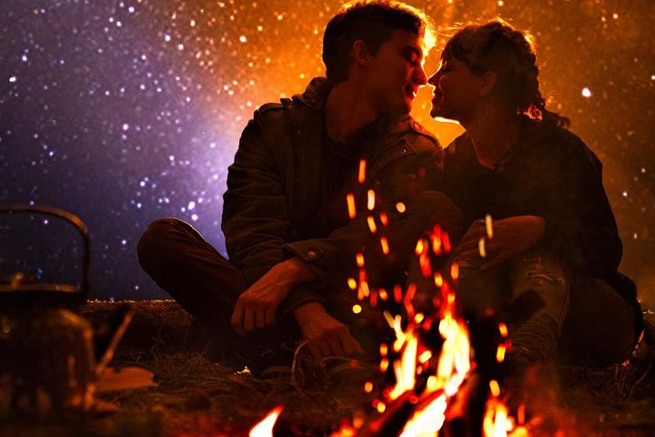 Romantic night in the desert