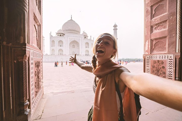 Private Taj Mahal, Agra Fort & Mehtab Bagh Tour from Delhi - Photo 1 of 25