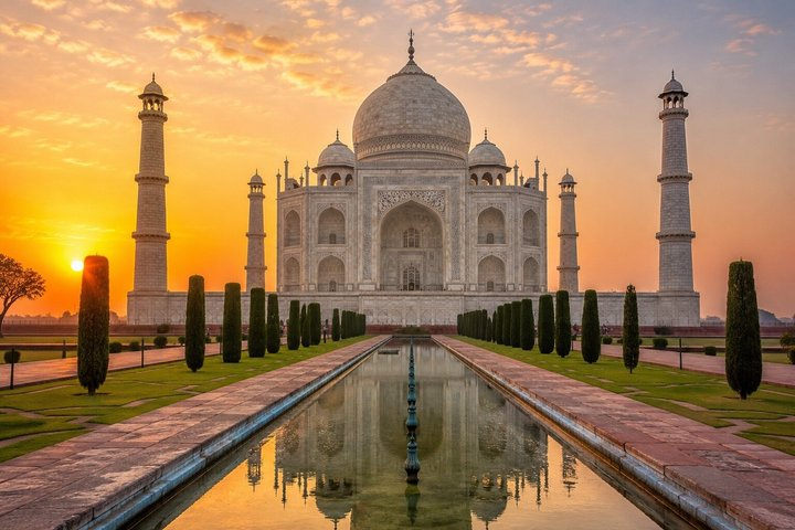 Delhi to Agra Sunrise Taj Mahal Private Day Trip by Car with Food - Photo 1 of 20