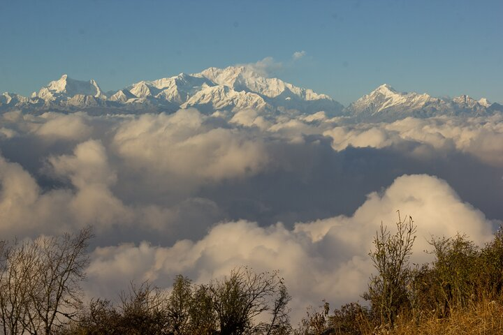 Majestic view of Mt. Kanchenjunga