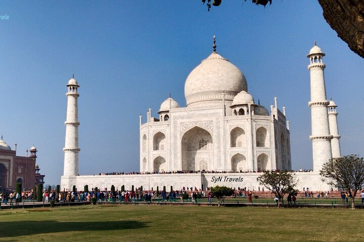 Taj Mahal desde jardin