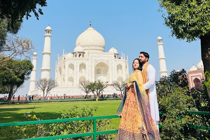 Taj Mahal by Train