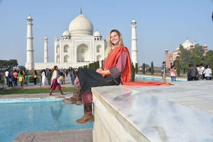 From Delhi: Taj Mahal Sunrise Tour w/ Elephant Conservation - Photo 1 of 18