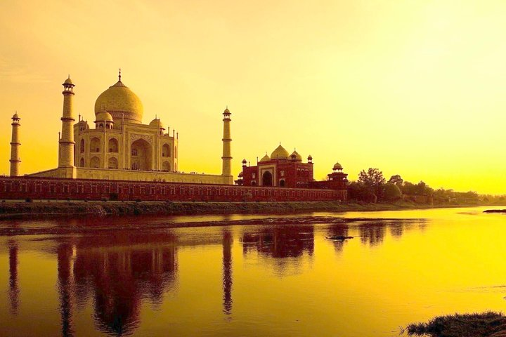 Taj View from Mehtab Bagh