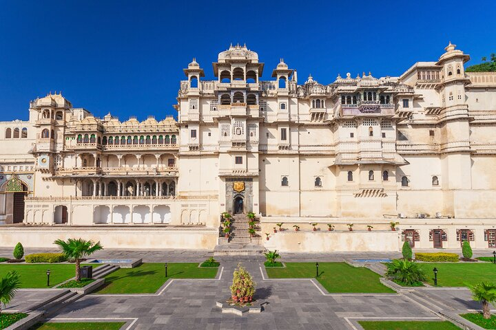 Out Side part of City Palace in Udaipur.