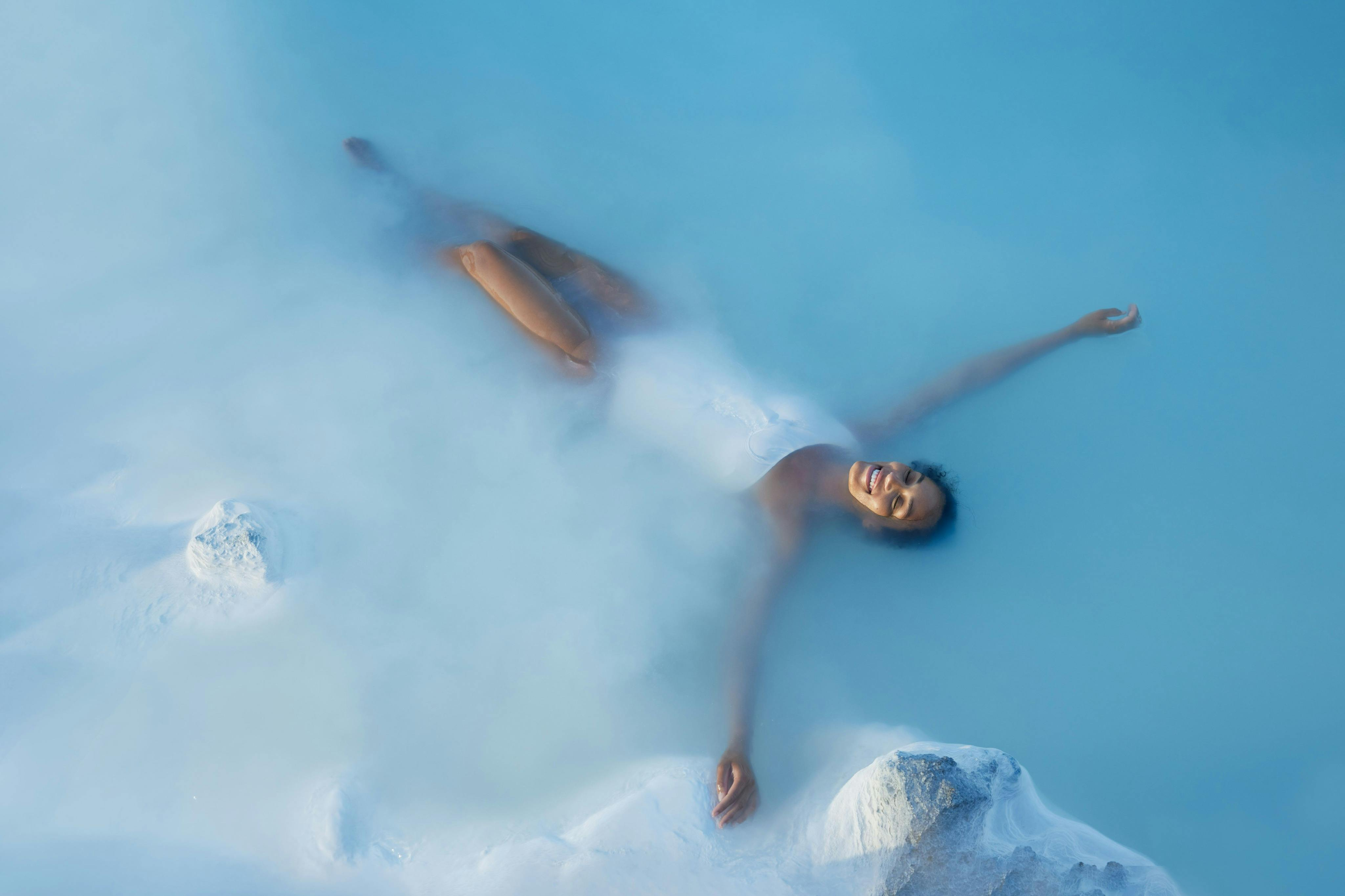Blue Lagoon: Premium Admission with Drink, Mud Mask, Towel & Bathrobe - Photo 1 of 4