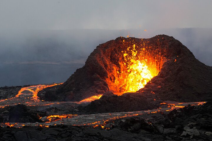 Combo: Active Volcano Guided Geldingadalur Hike and the Reykjanes Peninsula - Photo 1 of 21