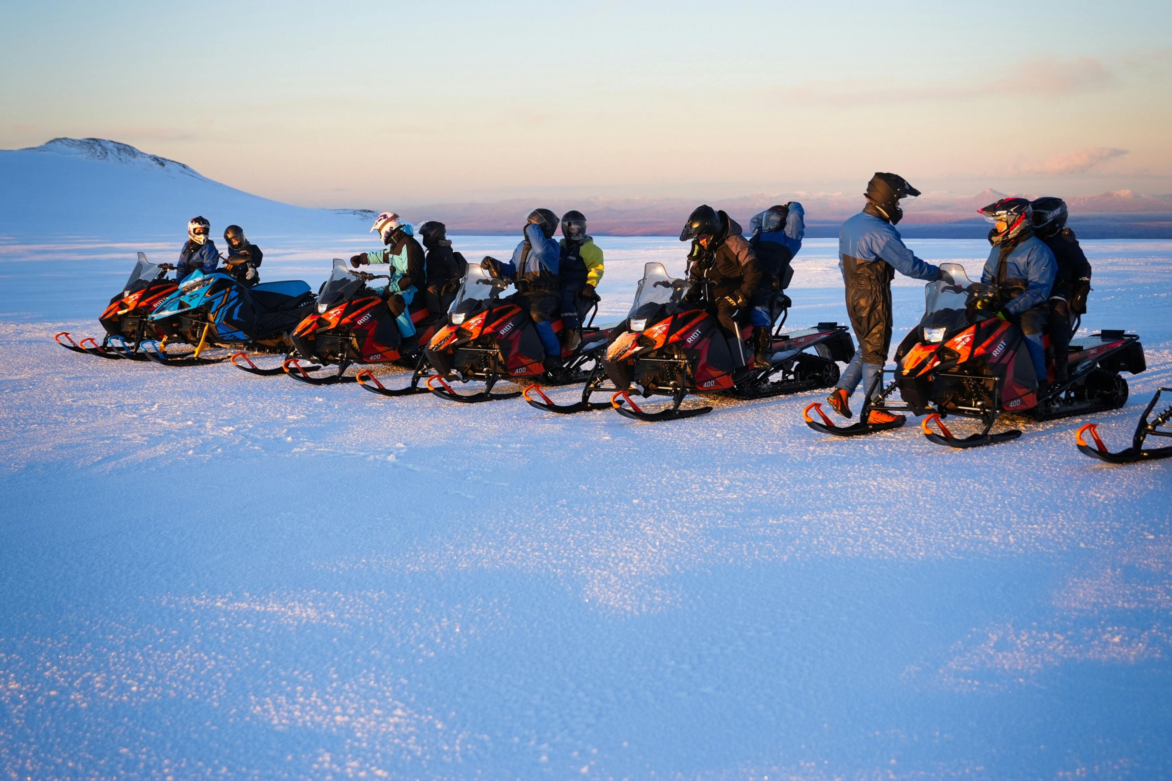 Langjökull Glacier: Guided Snowmobile Experience + Pickup from Reykjavik - Photo 1 of 3