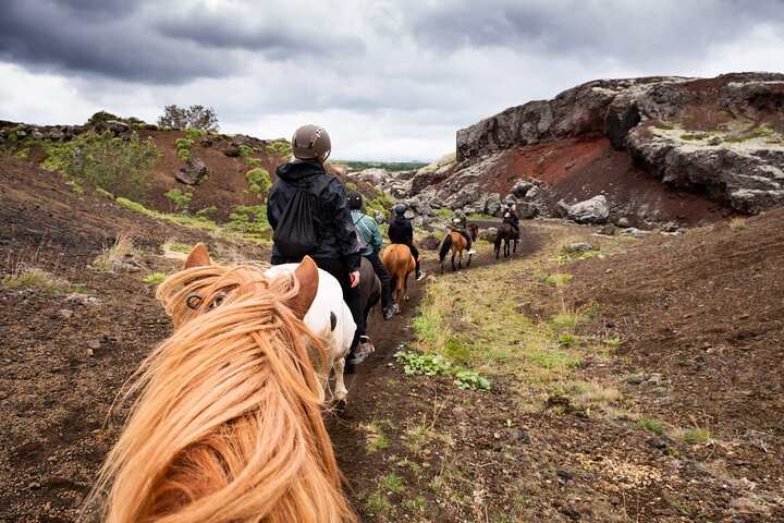 Red Lava Horse Riding Tour From Reykjavík - Photo 1 of 10