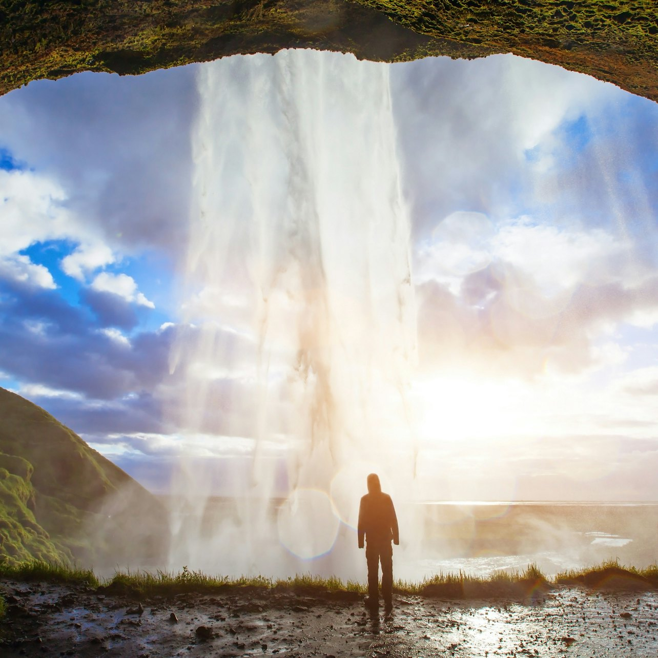 South Coast Waterfalls, Glacier, and Black Sand Beach: Tour from Reykjavik - Photo 1 of 6