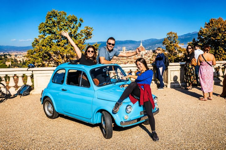 Florence: Private Vintage FIAT 500 with Wine & Olive Oil - Photo 1 of 7