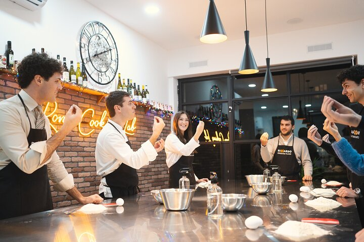 Rome Pasta Making Class with Italian Sauces and Wine Included - Photo 1 of 25