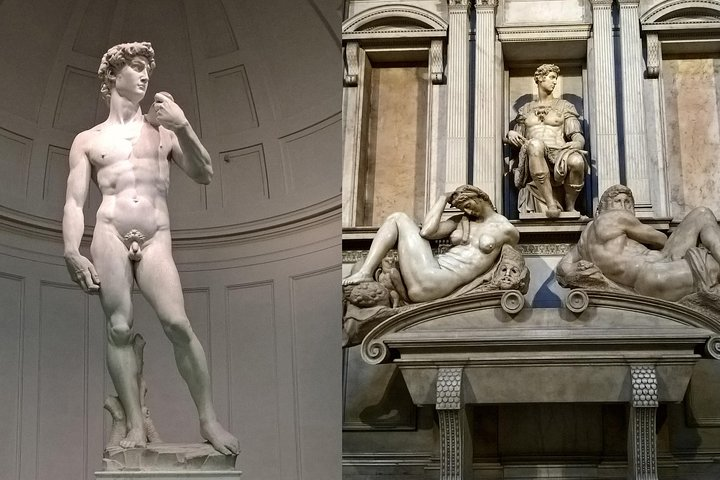 David and Medici Chapels by Michelangelo 