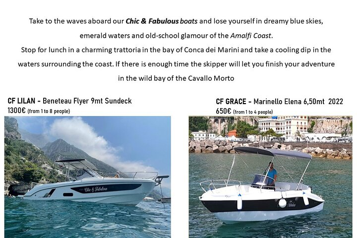 Amalfi Coast Boat Rental - Photo 1 of 16