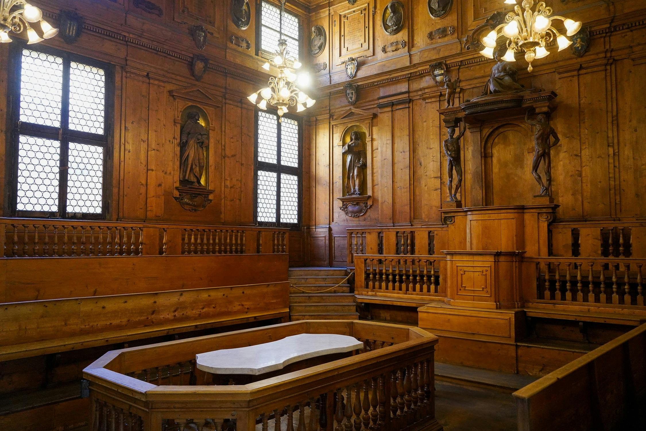 Archiginnasio of Bologna: Fast Track Ticket + Guided Tour + Wine Tasting - Photo 1 of 8