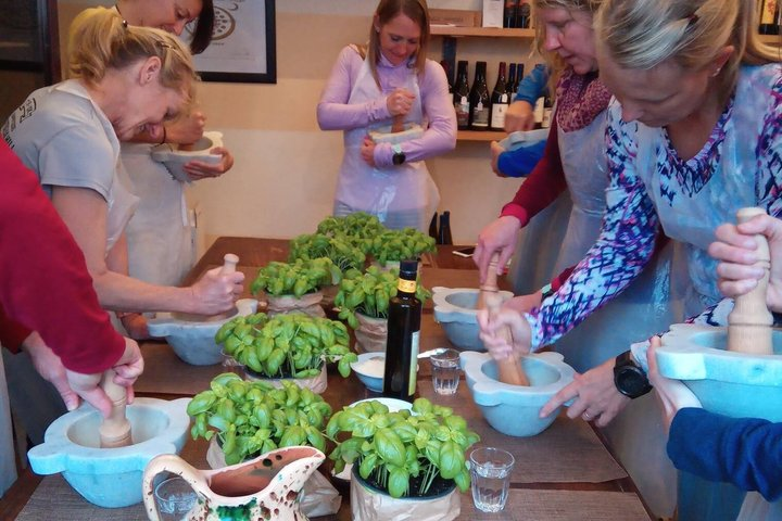 Cinque Terre: Authentic Pesto Cooking Class & Wine in Manarola - Photo 1 of 25