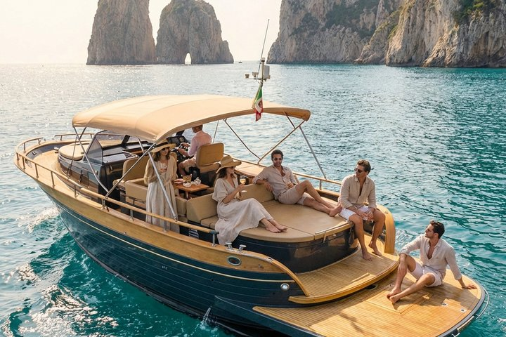 Capri in a Day All Inclusive Premium Boat Tour + City Visit - Photo 1 of 25