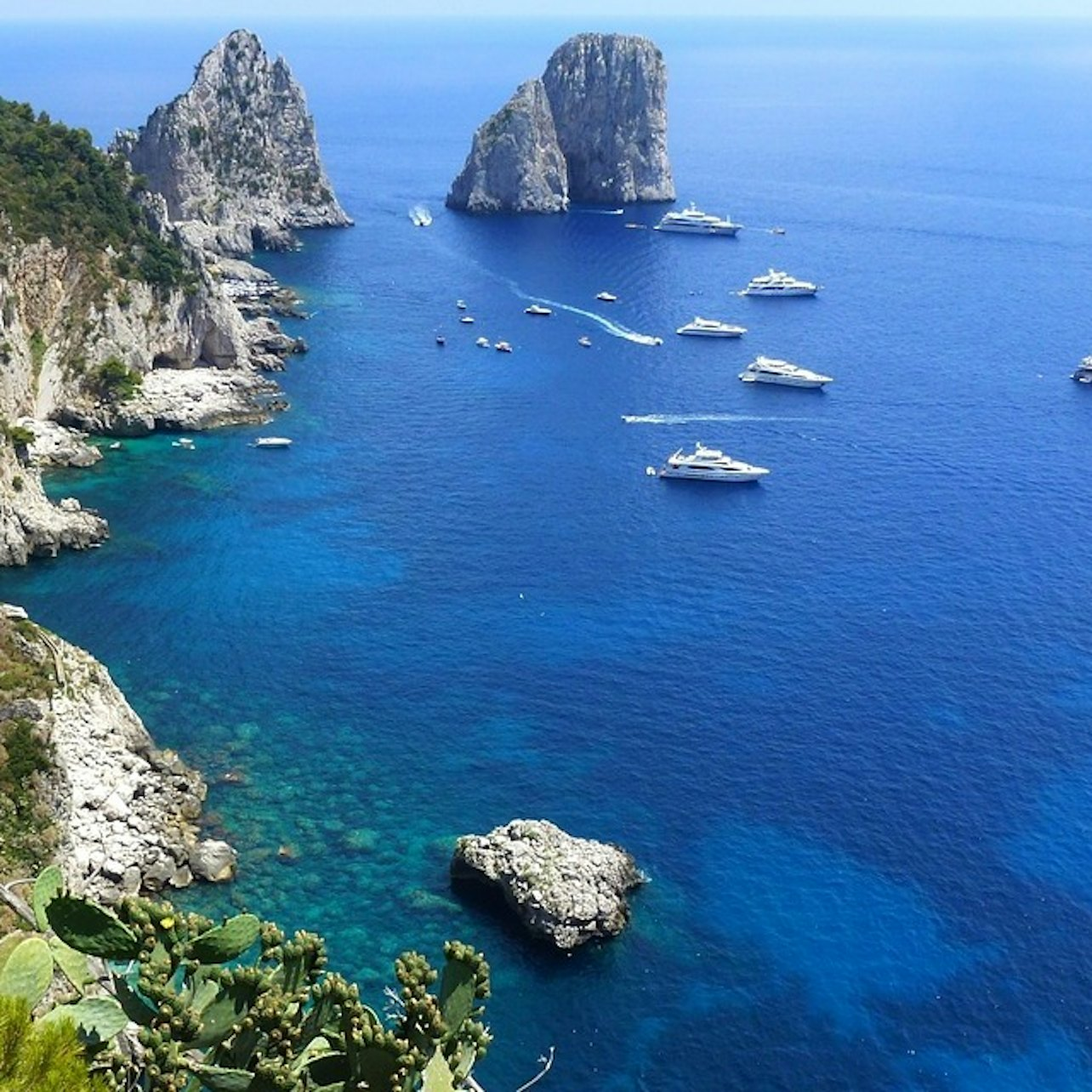 Capri: Boat Tour & Swimming Stop + Roundtrip from Naples - Photo 1 of 4