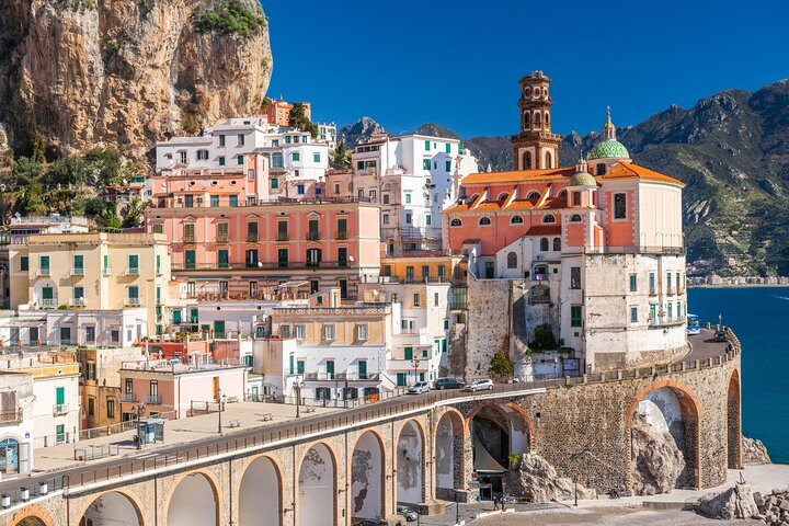 Car tour to the Amalfi Coast, Vietri, Amalfi, Ravello and Positano