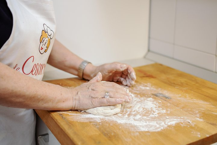 Preparing the dough 