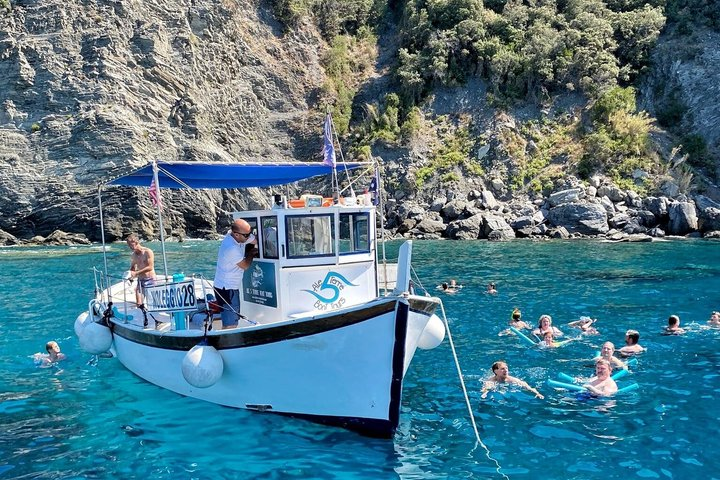 Cinque Terre daytime boat tour with a traditional ligurian gozzo - Photo 1 of 24
