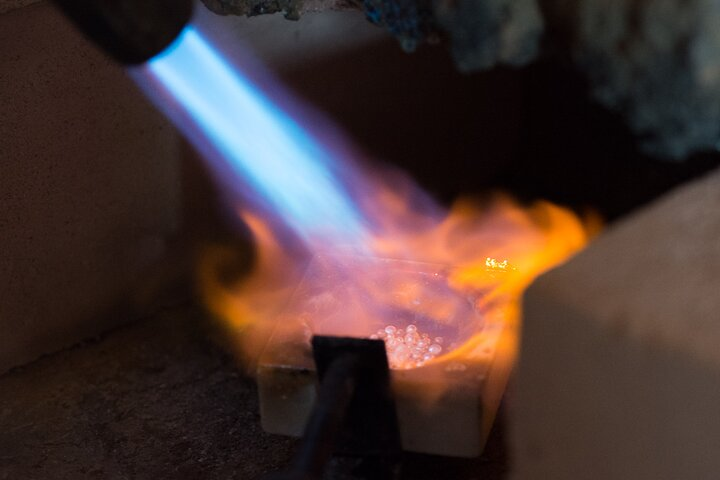 Melting silver