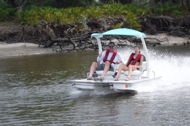 Drive your Own 2 Seat Fun Go Cat Boat on Marco Island - Photo 1 of 13