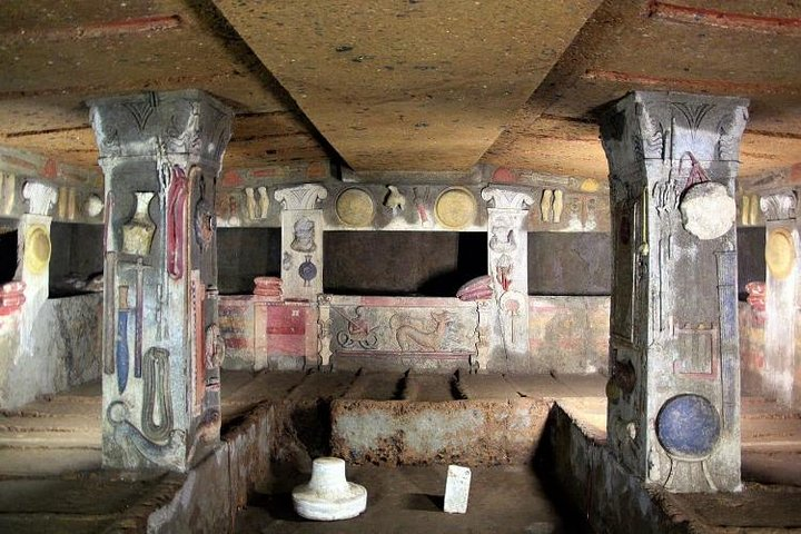 Inside an Etruscan Tomb