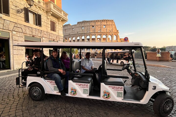 Rome 4 hours Golf Cart Private Sight Seeing Group Tour - Photo 1 of 11