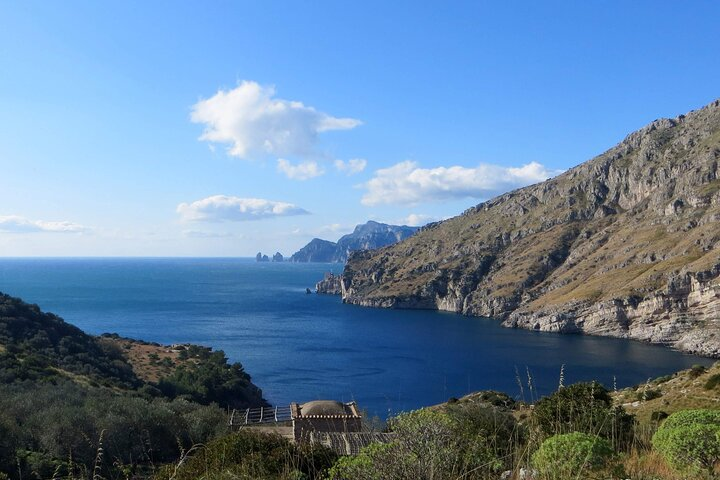 View towards Punta Campanella and Capri