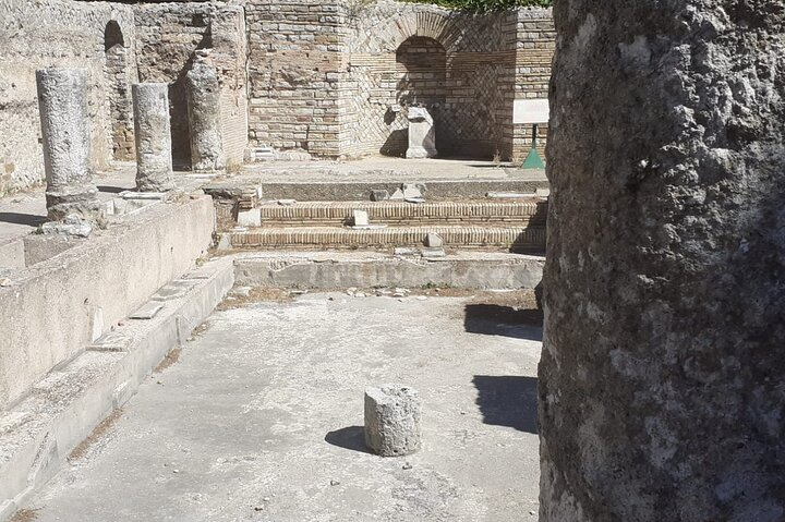 Basque calidarium delle terme taurine