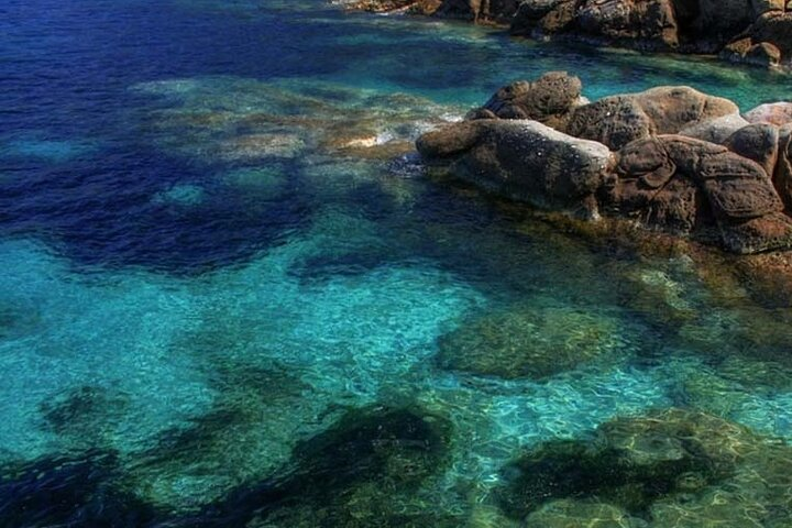 The crystalline water of the Island of Elba