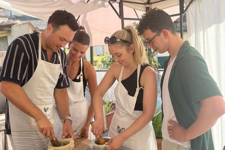 Rooftop Cooking Class in Genoa: Pesto, Fresh Pasta & Wine - Photo 1 of 17