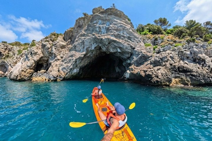 Amalfi Coast : Kayak-Snorkeling tour Pandora Cave & Hidden beach - Photo 1 of 23