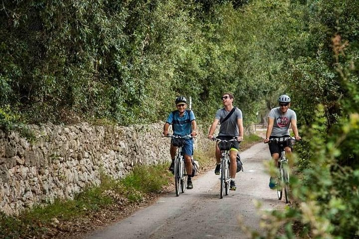 Riding through Cesine Protected Natural Reserve