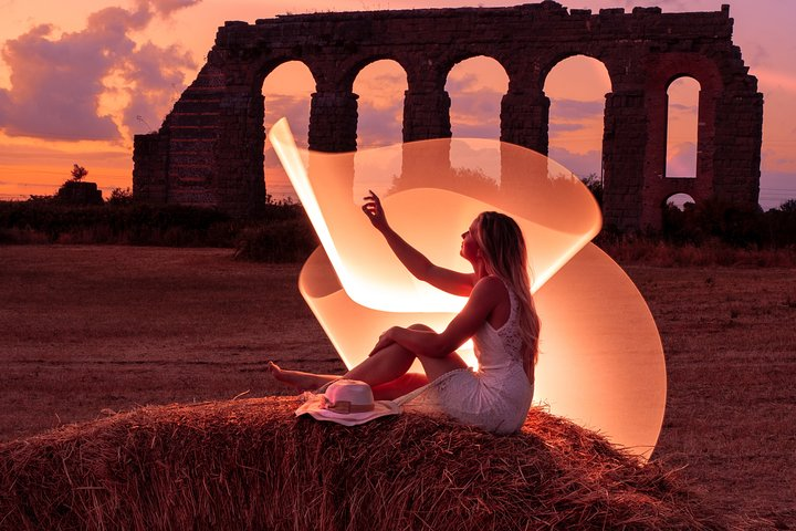 Magical Light Painting Photoshoot in Rome  - Photo 1 of 7