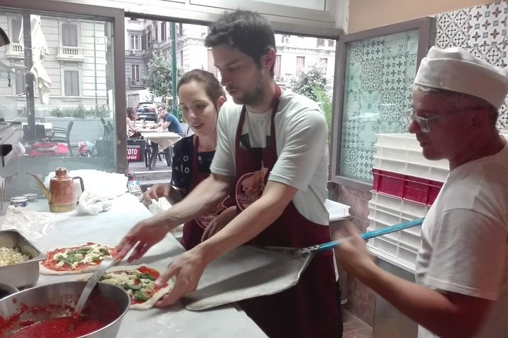  Naples Pizza-Making: From Dough to Dessert & Wine at Pizzeria - Photo 1 of 12