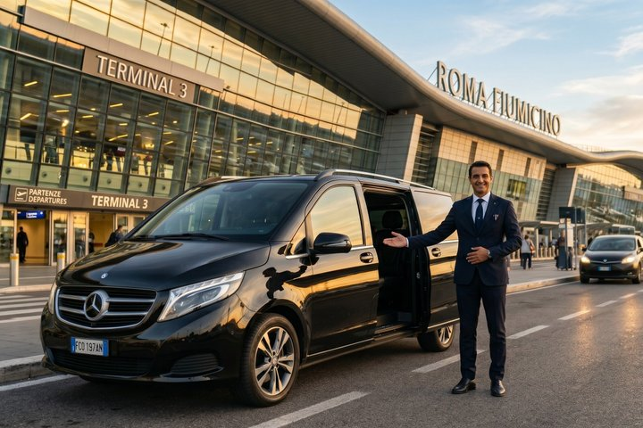 FCO Airport Private Transfer to/from Rome City or Civitavecchia - Photo 1 of 8