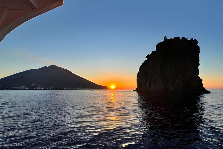 Panarea and Stromboli by night from Lipari - Photo 1 of 6