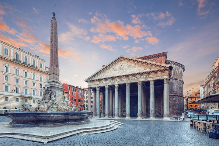 Walking Guided Tour and Rome's Iconic Temple Pantheon Entrance - Photo 1 of 9
