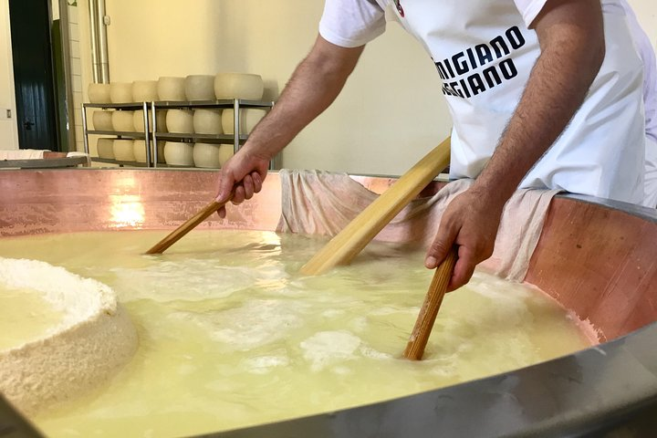 Parmigiano Reggiano Cheese making | Artemilia Guided Tours | Parma Hillside Private Food Tour and Tasting 