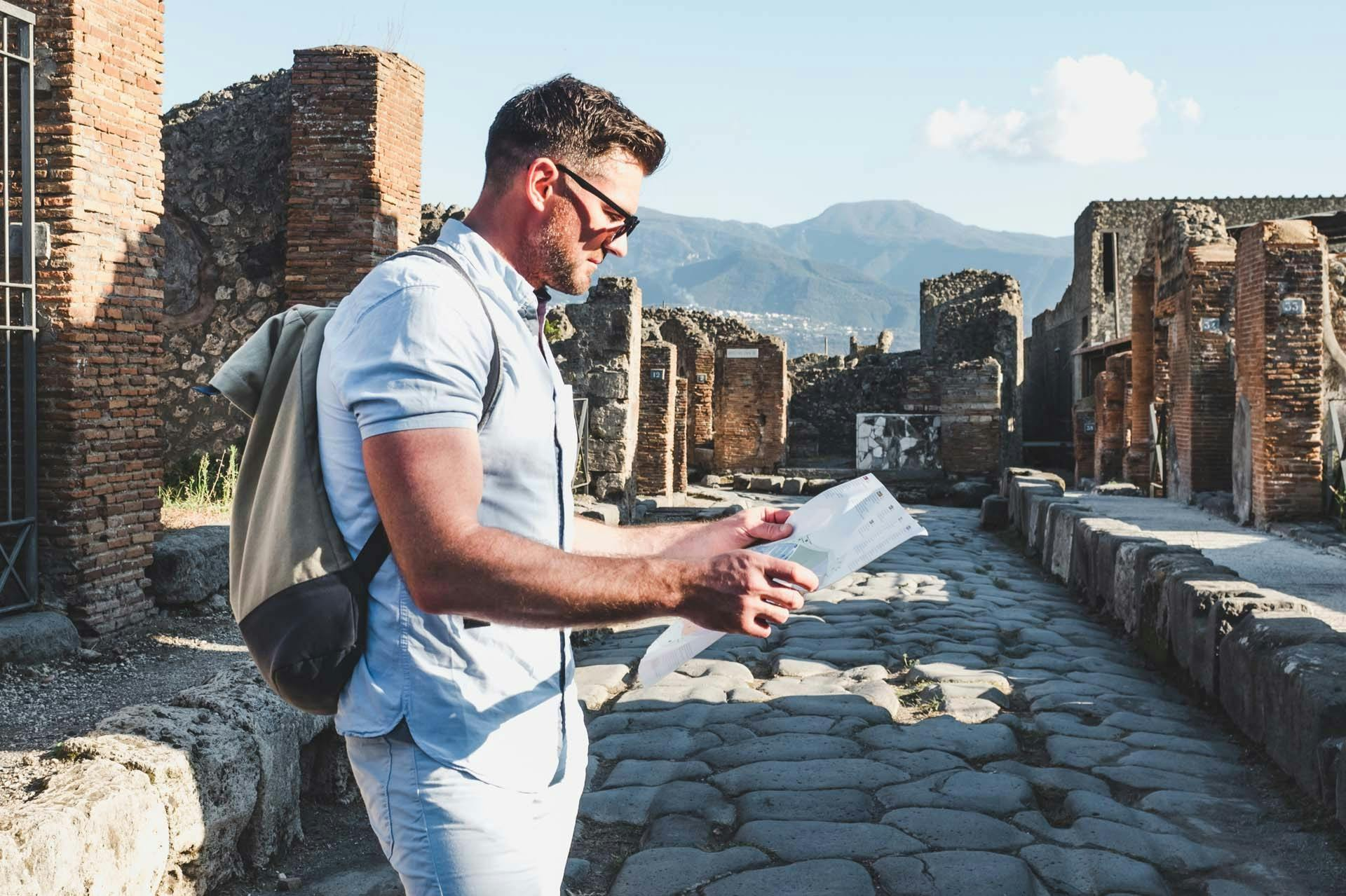 Pompeii: Skip The Line Ticket + Roundtrip from Naples + Audio Guide - Photo 1 of 8