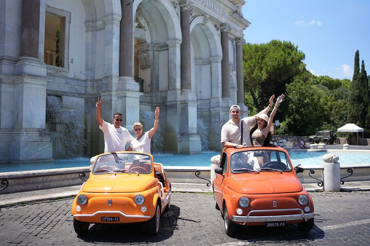 Rome Vintage Fiat 500 car Tour With Photographer - Photo 1 of 25