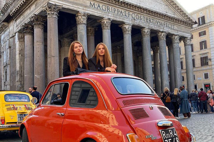 Private Rome Tour in Classic Red Fiat500 - Photo 1 of 5