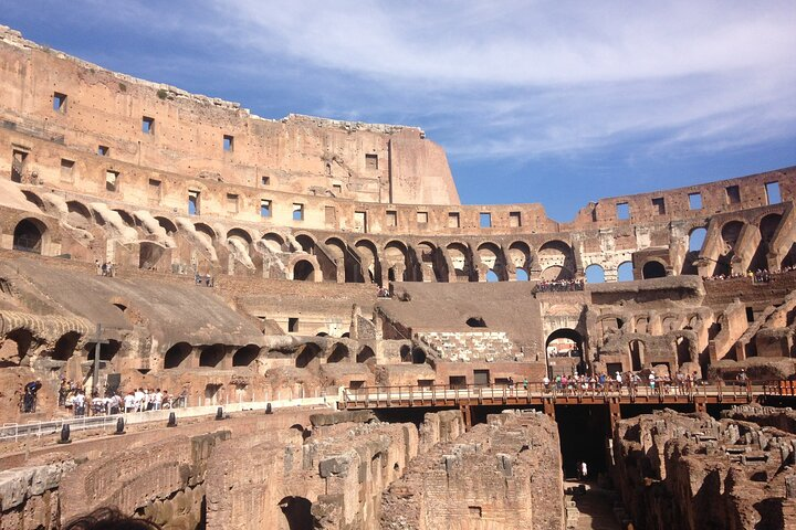 Colosseum dungeons side view