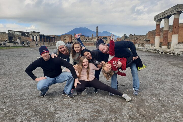 Having fun in Pompeii!